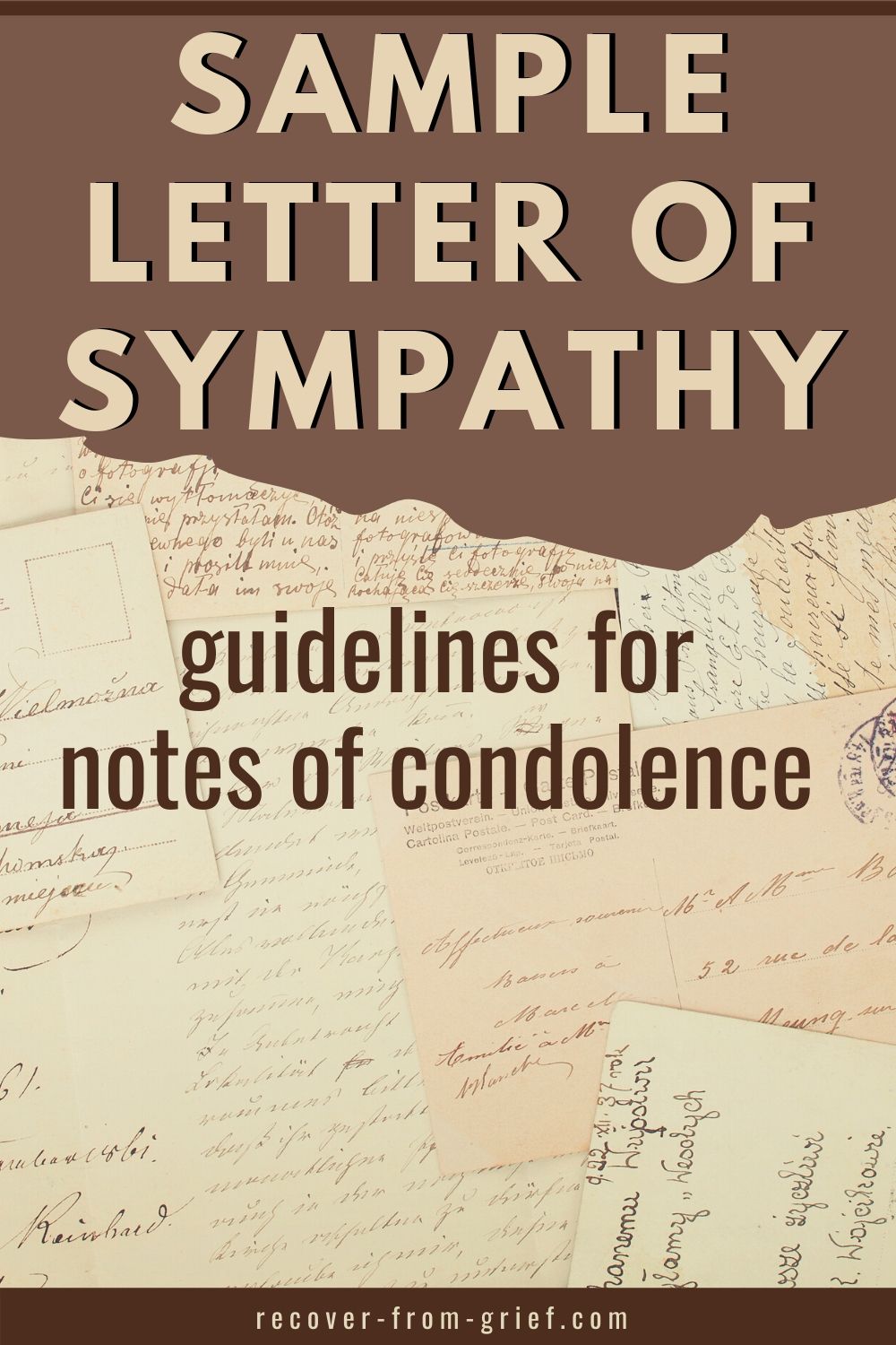 Sample letter of sympathy