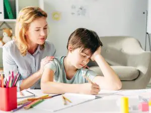 Child drawing to process grief