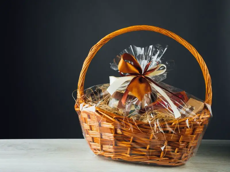 Condolence sympathy gift basket